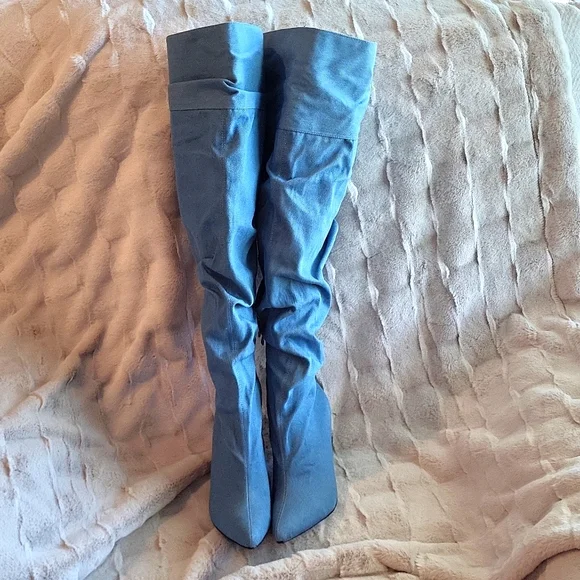 🔥🩷⚡Cape Robbin Kitana Thigh High Fire Boots - Picture 6 of 16